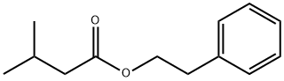 イソ吉草酸2-フェニルエチル 化学構造式