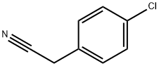 4-クロロベンジルシアニド 化学構造式