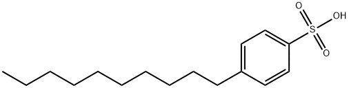 4-デシルベンゼンスルホン酸 化学構造式