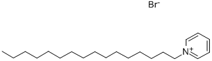 ヘキサデシルピリジニウムブロミド水和物 化学構造式