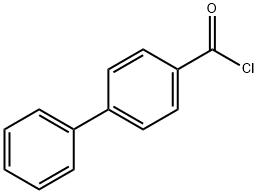4-フェニルベンゾイルクロリド 化学構造式