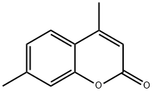 4,7-ジメチル-2H-1-ベンゾピラン-2-オン 化学構造式
