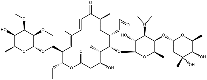 泰乐菌素, 1401-69-0, 结构式