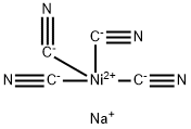 disodium tetracyanonickelate(2-) Structure