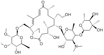 瑞洛霉素 结构式