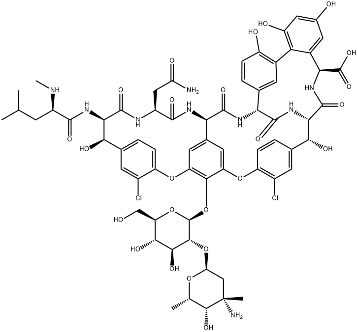 Vancomycin Struktur
