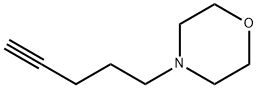 Morpholine,  4-(4-pentyn-1-yl)- Structure