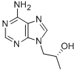 (R)-(+)-9-(2-羟丙基)腺嘌呤 结构式