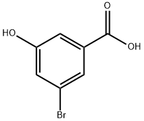 3-ブロモ-5-ヒドロキシ安息香酸 化学構造式