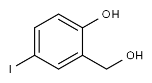 2-HYDROXY-5-IODOBENZYL ALCOHOL Structure