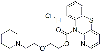 2-[2-(piperidin-1-yl)ethoxy]ethyl 10H-pyrido[3,2-b][1,4]benzothiazine-10-carboxylate hydrochloride Structure