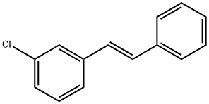 (E)-3-Chlorostilbene, 14064-43-8, 结构式