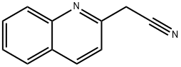 2-(喹啉-2-基)乙腈, 14068-28-1, 结构式