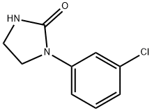 1-(3-クロロフェニル)イミダゾリジン-2-オン 化学構造式