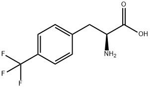 4-三氟甲基-DL-苯丙氨酸(P-'') 结构式