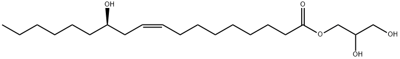 2,3-dihydroxypropyl 12-hydroxy-9-octadecenoate Structure