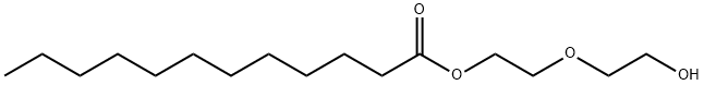 聚乙二醇(400)月桂酸酯 结构式
