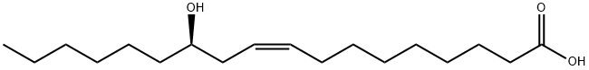 蓖麻油酸, 141-22-0, 结构式