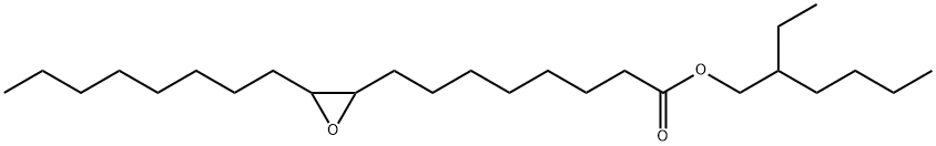 3-辛基环氧化乙烷辛酸-2-乙基己酯 结构式