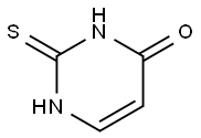 2-チオウラシル 化学構造式
