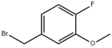 4-フルオロ-3-メトキシベンジルブロミド 化学構造式