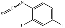 2,4-二氟异硫氰酸苯酯, 141106-52-7, 结构式
