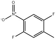 2,5-ジフルオロ-4-ニトロトルエン 化学構造式