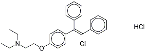 cis-CloMiphene Hydrochloride Structure