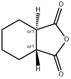 (+/-)-反-1,2-环己二羧酸酐 结构式