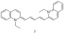 1,1'-DIETHYL-2,2'-DICARBOCYANINE IODIDE Structure