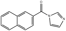 1-(2-萘甲酰基)咪唑 结构式
