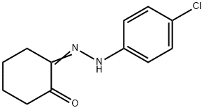 1,2-环己烷二酮[(4-氯苯基)肼酮], 14192-45-1, 结构式