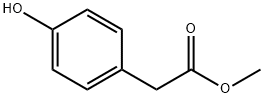 4-ヒドロキシフェニル酢酸メチル 化学構造式