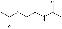 チオ酢酸S-[2-(アセチルアミノ)エチル] 化学構造式