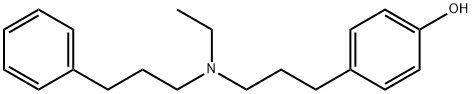 N-ETHYL,N-(3-PHENYLPROPYL)-3-(4-HYDROXYPHENYL)PROPYLAMINE Structure