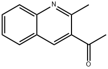 3-アセチル-2-メチルキノリン 化学構造式