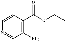 3-アミノ-4-ピリジンカルボン酸エチル 化学構造式