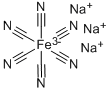 trisodium hexacyanoferrate Structure