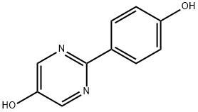 2-(4-HYDROXYPHENYL)-5-PYRIMIDINOL Struktur