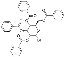 2-D-溴化吡喃葡糖-四苄酯, 14218-11-2, 结构式