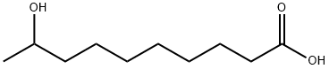 9-ヒドロキシカプリン酸 化学構造式