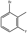 2-ブロモ-6-フルオロトルエン 化学構造式