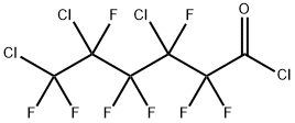 3,5,6-トリクロロオクタフルオロヘキサノイルクロリド 化学構造式