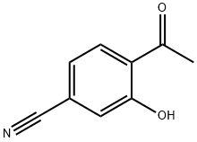 Benzonitrile, 4-acetyl-3-hydroxy- (8CI,9CI) Structure
