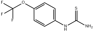 1-(4-(トリフルオロメトキシ)フェニル)-2-チオ尿素 化学構造式
