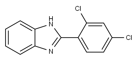 1H-BENZIMIDAZOLE, 2-(2,4-DICHLOROPHENYL)- Structure