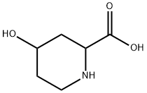 4-羟基-2-哌啶甲酸, 14228-16-1, 结构式