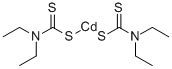 Cadmium diethyldithiocarbamate Structure