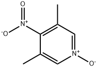 3,5-ジメチル-4-ニトロピリジン1-オキシド 化学構造式