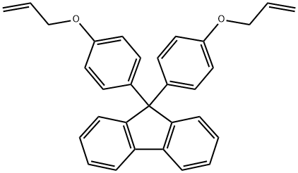 9,9-二(4-烯丙氧基苯基)芴 结构式